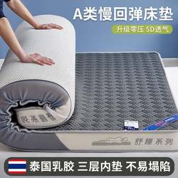 Upgraded Latex Mattress for Rental Housing, Floor Sleeping Mat, Thickened Tatami Mattress for Students, Dormitory Soft Mat, Accessories