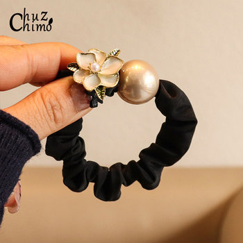 
Chuzhimo camellia pearl headband 2025 new style