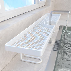Bathroom Storage Rack, No-Drill Bathroom Shelf, Over-The-Sink Faucet Storage Rack, Washbasin Organizer