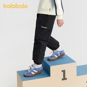 
[Same style in the mall] Balabala children's clothing children's down pants for boys 2025 winter new style warm trousers protection