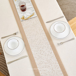 Table flag modern simple light luxury dining table decoration long tablecloth waterproof and oil-proof coffee table cloth TV cabinet cover cloth