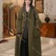 24015 European version three-dimensional 3D large pocket cloak wool coat long custom versatile fashion long coat for women
