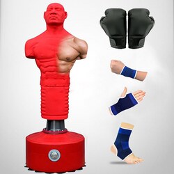 German Imported Human-Shaped Standing Punching Bag, Non-Falling Standing Suction Cup Boxing Bag for Adults, Home Fitness Equipment