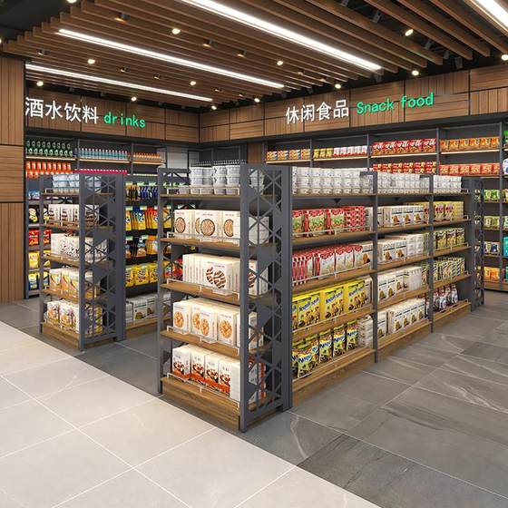 
Jiachenxin Supermarket Shelf Display Rack Convenience Store Container Shelf Supermarket Furniture Multi-layer Single-sided Double-sided Zhongdao