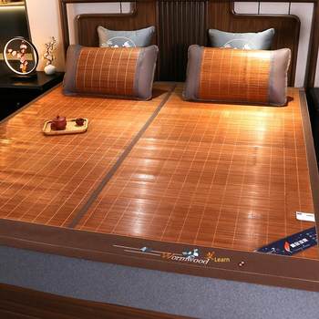 
Natural bamboo mats, new summer mats, foldable high-end thickened ice silk mats, summer household maternal and infant straw mats