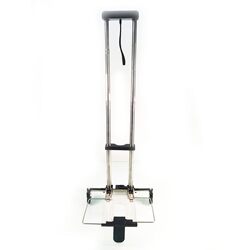 Stainless Steel Mini Shopping Cart, Foldable Portable Handcart, Household Small Trailer, Luggage Cart