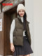 Duck Duck Vest Down Jacket Women's 2024 New Fashion Hot Style Winter Warm Casual Versatile Vest Short Jacket