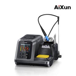 Axiomtek T320 Soldering Station with Intelligent Temperature Control, Electric Soldering Iron, Lcd Display, Universal C210/245 Precision Integrated Soldering Station