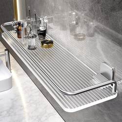German Acrylic Bathroom Shelf, Home Use, No-Drill Wall-Mounted Toilet Washbasin Storage Rack