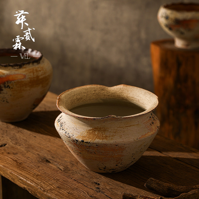 侘寂风陶瓷花瓶干枝插花必备-淘宝逛一逛