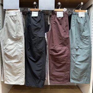 
Women's casual trousers/anti-UV sports pants elastic waist wide leg trousers paratrooper trousers spring and summer 483001