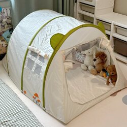 Children's Small Tent Baby Indoor and Outdoor Toy House Portable Sleeping Mosquito Net Ball Pool Outdoor Quick Setup for Boys and Girls