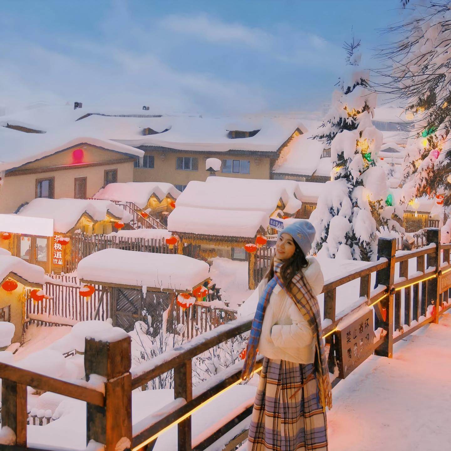 6人小团+滑雪+旅拍|东北哈尔滨长白山旅游跟团亚布力雪乡6天纯玩