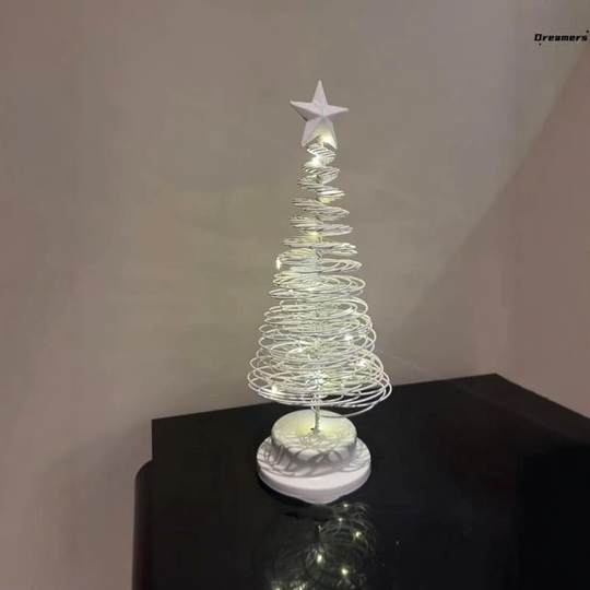 Spiral Christmas Tree Night Light Christmas Decorations Desktop Ornaments Christmas Scene Atmosphere Arrangement Photography Manufacturer