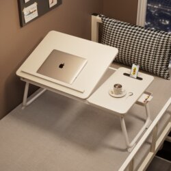 Adjustable Bed Table Laptop Stand Bedroom Bay Window Table Home Lazy Bed Table Student Dormitory Writing Desk Children's Study Desk Writing Desk Foldable Computer Desk