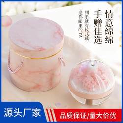 Preserved Flower Humidifier USB Mini Home Air Purifier Handmade Flower Arrangement Gift DIY Aromatherapy Night Light Cross-Border