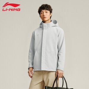
Li Ning Sports Windbreaker Men's Spring and Autumn Hooded Windproof Outdoor Cycling Sports Fitness Jacket Top AFDV901