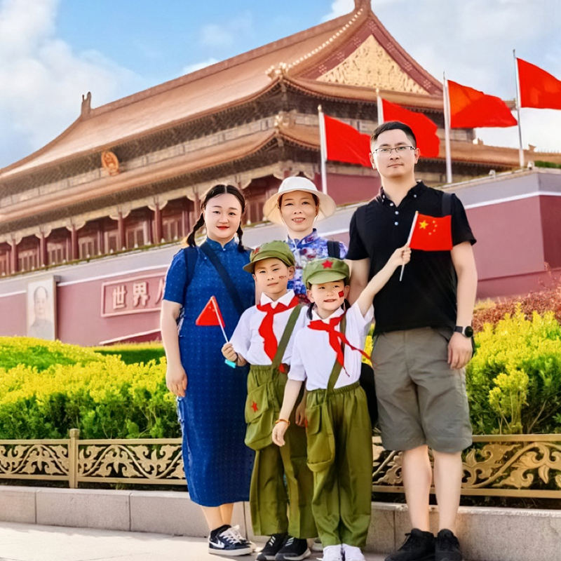 品质北京5天4晚跟团游。天坛故宫颐和园+长城清华品质游。