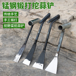 Small Shovel for Digging Wild Vegetables, Iron Shovel for Digging Soil and Planting Vegetables, Iron Hoe Tool for Weeding, Traditional Hoe for Digging Vegetables, Agricultural Garlic Shovel