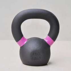 Classic kettlebell coated sand professional cast iron home fitness equipment lifting pot dumbbell muscle building for men and women 4-32kg