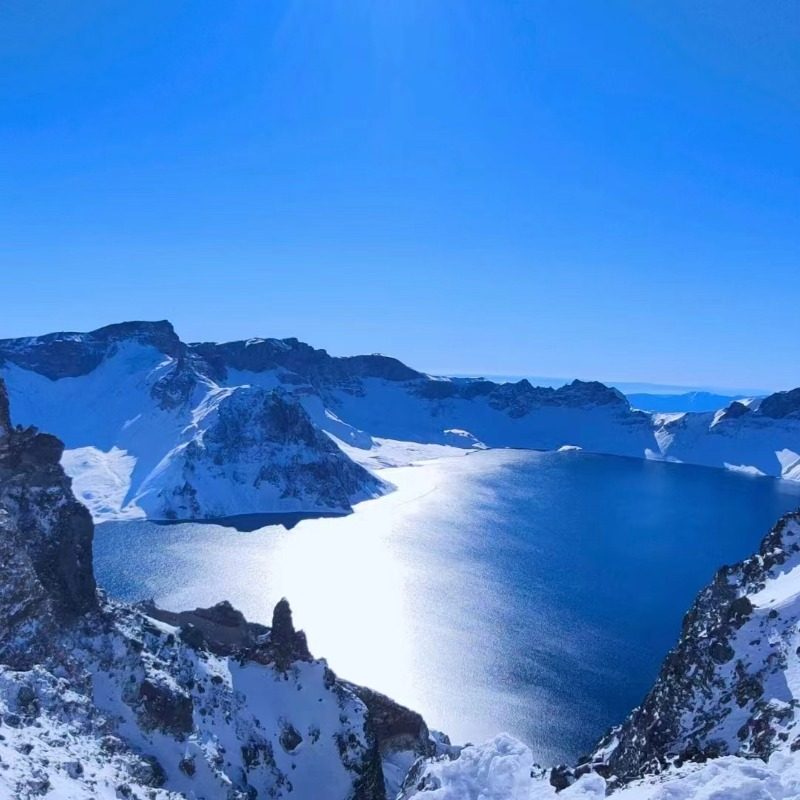 含机票 东北旅游长春长白山天池延吉万科滑雪5天4晚纯玩跟团2+1车