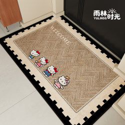 Entrance Doormat, 2026 New Model Hello Kitty Entrance Carpet, Special Doormat for Entry, Stain-Resistant