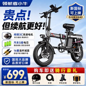 Piloter Mavericks Folding Electric help Bicycle Bicycles Men's Girls and Girls' Holiday Lithium Battery New Guobi Battery Bicycles
