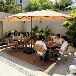 Outdoor Sunshade Umbrella, Courtyard Umbrella, Large Sun Umbrella, Balcony Central Pole Umbrella, Roman Umbrella, Garden Yard Sun Protection Canopy