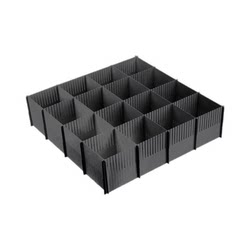 Black Makeup Bag Divider Board, Partition Storage Organizer, Freely Combinable Grid Partition Board