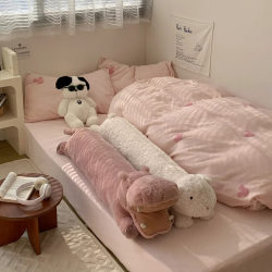 Hippo Long Cushion for Bed, Living Room Leg Pillow, Sofa Sleeping Pillow, Bedroom Dormitory Pillow, Pillow for Girls
