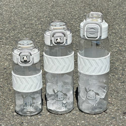 Large-Capacity High-Temperature-Resistant Sports Water Cup, Special Straw Cup for Male and Female Students Going to School, Outdoor Portable Ton-Ton Space Cup