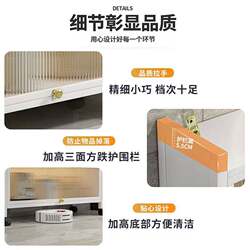 Kitchen rack floor-standing multi-layer storage cabinet multi-purpose microwave oven storage organizer rack dust-proof sideboard