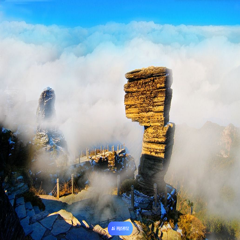 贵州旅游贵阳出发黄果树小七孔梯田肇兴苗寨梵净山8天7晚跟团游