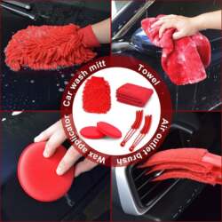Car detail brush 25-piece set car wash cleaning brush electric drill brush tire brush head wheel hub brush interior gap cleaning brush
