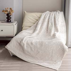 
Category A shedding becomes half-velvet starry sky blanket and gradually the blanket becomes non-GOE color sofa blanket knitted lunch blanket wool