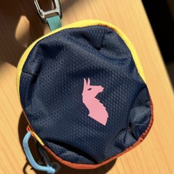 American Alpaca Dopamine Color-Block Earphone Case Card Holder Document Bag Portable Hanging Bag Coin Purse Key Nylon Decoration