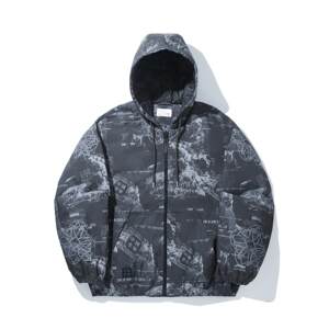 
Li Ning Genuine 2025 New Men's Printed Leisure Sports Training Warm Zipper Hooded Cotton Clothes AJMV195