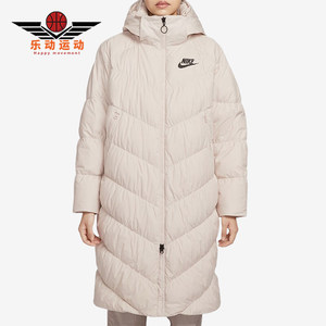 
Nike/Nike genuine hooded mid-length woven down jacket new women's classic down jacket IB2971-008