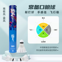 Antarctic Wind Badminton Blue Wind Duck Feather Durable Flight Stability Authentic Club Venue Training Ball Official Authentic Product