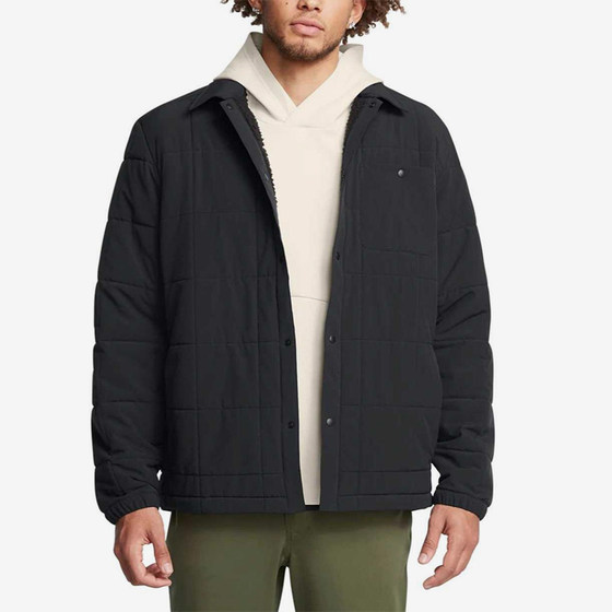
UA/Under Armor genuine 2025 new men's velvet warm sports and leisure jacket 1387030-001