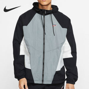 Nike/Nike genuine new men's running zipper sports hooded woven jacket DB5172-084
