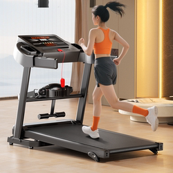 Walking Bear Q6 Treadmill for Home Use, Small Model [Three-Level Incline] Walking [Cylinder Folding] Fitness Equipment