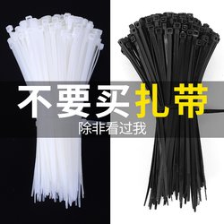 Self-Locking Nylon Cable Ties, Plastic Fixing Straps, Cable Ties, Black Straps, Rope Binding