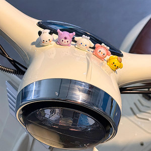 
Sanrio electric car decoration ornaments electric car car cute display motorcycle center console doll girl