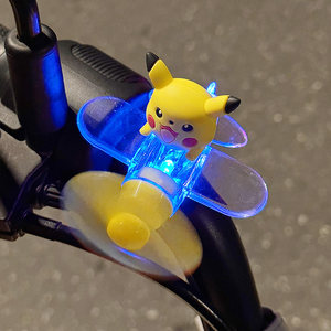 
No.9 electric vehicle decoration small accessories car ornaments wind energy wind power small aircraft motorcycle cute doll