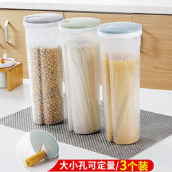 Noodle Storage Box, Grain Storage Container, Food-Grade Sealed Fresh-Keeping Noodle Storage Bucket, Divided Box, Kitchen Noodle Box