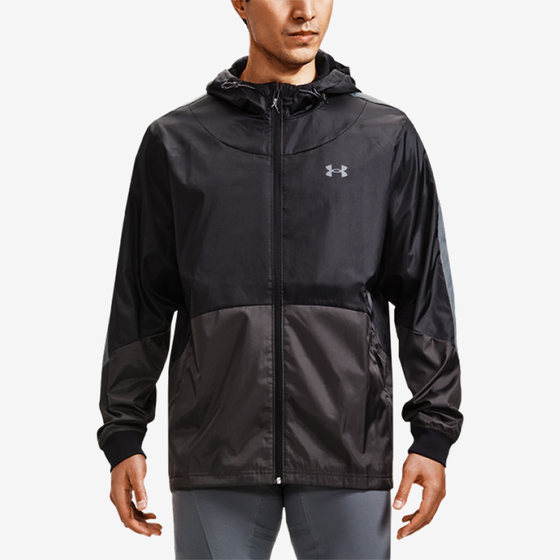 
UA Under Armor genuine spring new men's windproof warm casual sports hooded jacket 1373821