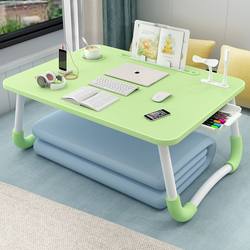 Bed desk folding small table liftable lazy table