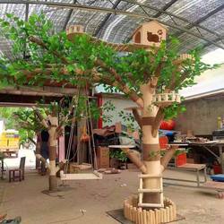 Solid Wood Cat Climbing Frame, Cat House, Cat Tree, Integrated Cat Scratching Post, Large Sky-High Column, Enlarged Space Capsule, Three-In-One for Cats