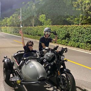 
Sufa Jincheng Siwangna Little Ape Monkey Tricycle Retro EFI Earth Eagle 250 Sidecar